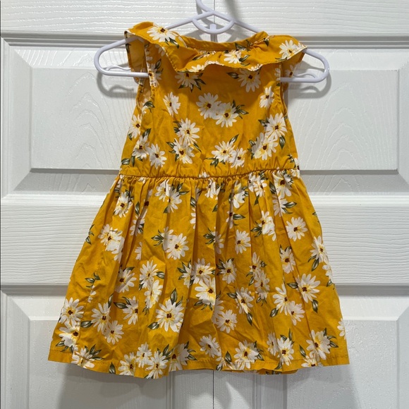 Xhilaration Yellow Floral Kids Dress - Picture 2 of 3